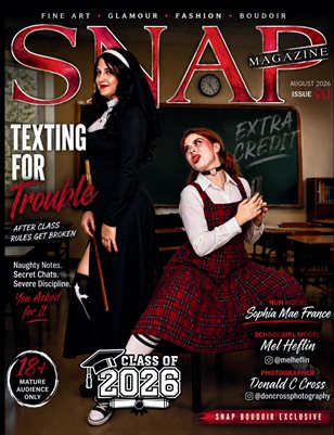 Mel Heflin Sophia Mae France 411 AUGUST 2026 (Magazines)