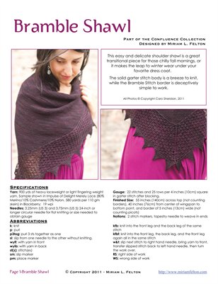 Bramble Shawl