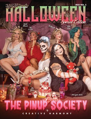 Atomic Beauties Magazine: Halloween Special Edition 2025 Vol 2 -The Pinup Society Cover