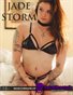 Jade Storm - Sexy Busty Fresh Face Newcomer Babe with Tattoos Shows Off Her Lingerie Boudoir Session Chained & Bare Foot