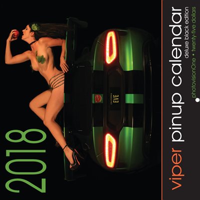 2018 Viper Pinup Calendar - Black Edition (DELUXE)