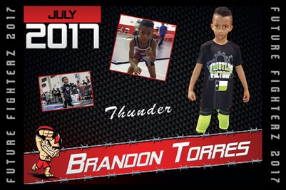 Brandon Toress Jr Cal Poster 2017