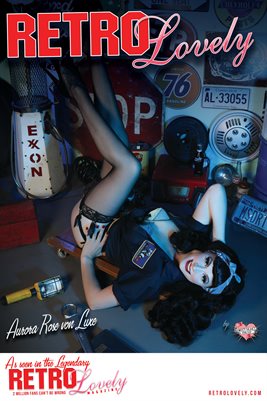 Retro Lovely No.60 – Aurora Rose von Luxe Cover Poster