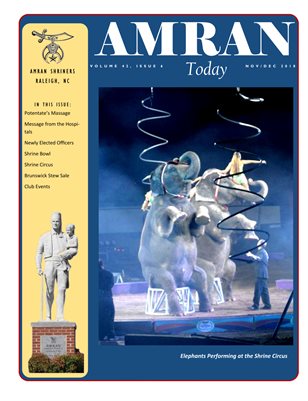 Amran Shriners - Amran Today 2018  Nov-Dec