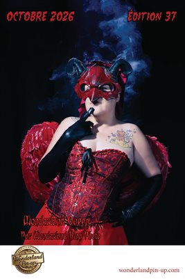 Wonderland Pin-up Octobre 2026 édition 37 Wonderland Queen poster