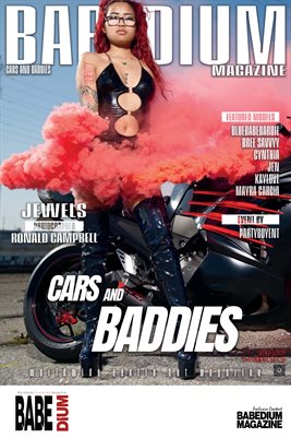 JEWELS CARS AND BADDIES ISSUE - BABEDIUM MAGAZINE COVER POSTER