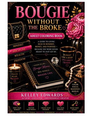 Bougie Without the Broke Adult Coloring Book
