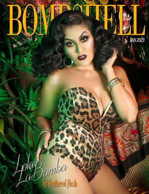 BOMBSHELL Magazine January 2023 - BOOK 2 - Lola La Bamba Cover