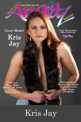ENCHANTED ANGELZ MAGAZINE COVER POSTER - Cover Model Kris Jay - August 2022