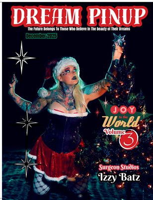Dream Pinup Magazine Joy To World volume 3 Izzy Batz cover by Surgeon Studios