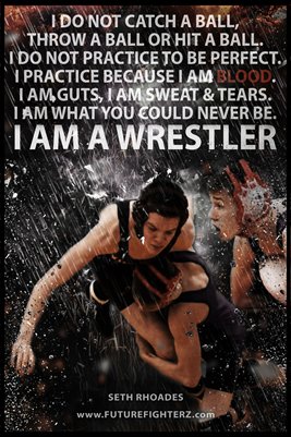 I am a Wrestler - Seth Rhoades Poster