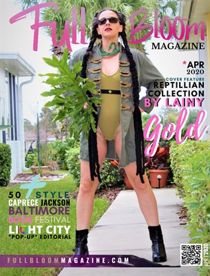 Full Bloom Magazine Issue 22 Lainy Gold Cover