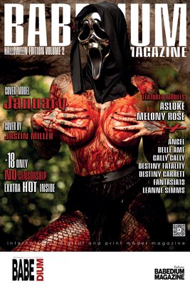 JANUARY HALLOWEEN EDITION - BABEDIUM MAGAZINE COVER POSTER