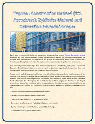 Topcoat Construction Limited (TCL Associates)