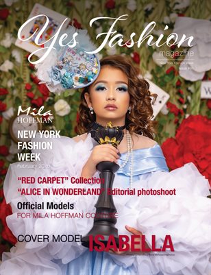Yes Fashion Magazine, Issue #86 v2, New York Fashion Week, February 2026, Mila Hoffman Couture