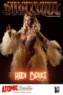 Atomic Beauties Magazine: Burlesque Special Edition Heidi Bruce Cover Poster