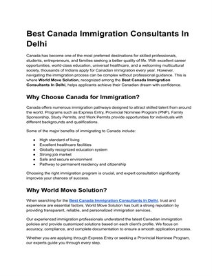 Best Canada Immigration Consultants
