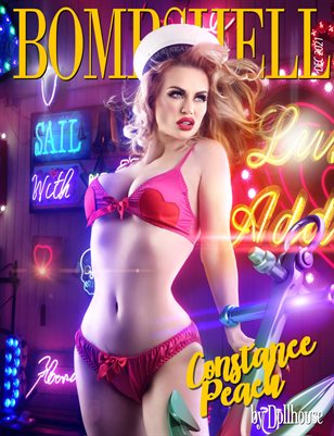 BOMBSHELL Magazine December 2021 - Constance Peach Cover