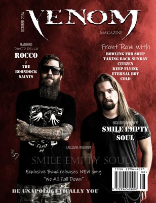 Venom Magazine October 2024 Print Publication featuring SMILE EMPTY SOUL