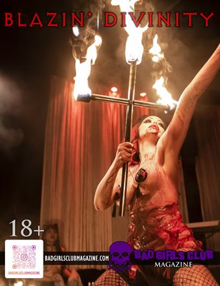 Busty British Babe Dani Divine is Fiery Hot with her Blazing Cross at Hollywood's Bar Sinister