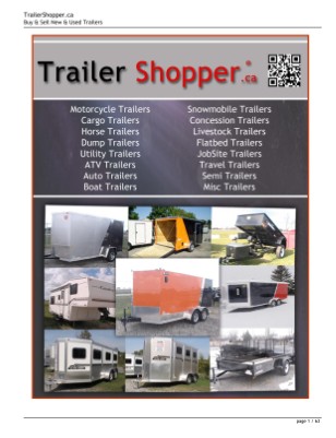  Trailer Shopper Magazine ® Canada