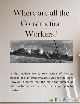Where are all the Construction Workers?