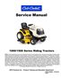 CUB CADET 2004-2008 1000 1500 Series Riding Tractors Service Repair Manual