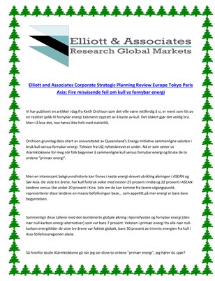 Fire misvisende feil om kull vs fornybar energi