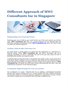 Different Approach of MWI Consultants Inc in Singapore