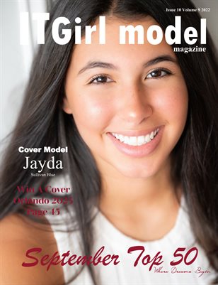 It Girl Model Magazine September Top 50 Issue 10 Volume 9 2022