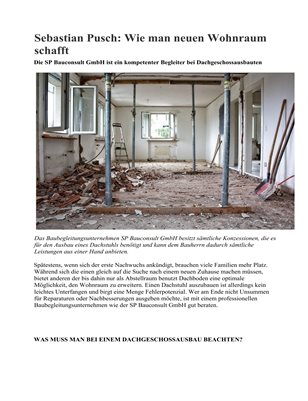 Sebastian Pusch: Wie man neuen Wohnraum schafft