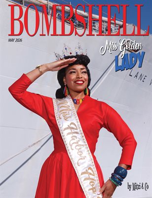 BOMBSHELL Magazine May 2026 - Miss Golden Lady Cover