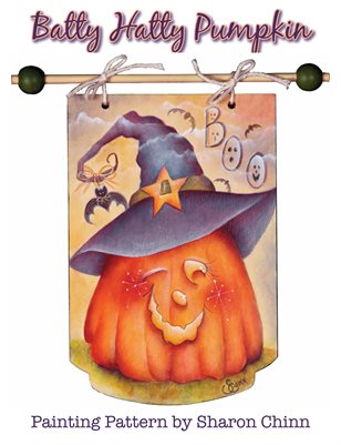 Batty Hatty Painting Pattern by Sharon Chinn SC00265