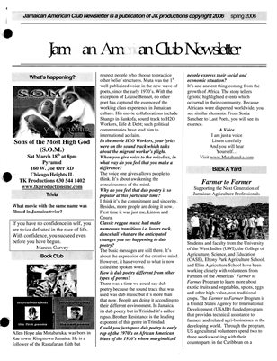 2006 Spring Jamaican American Club