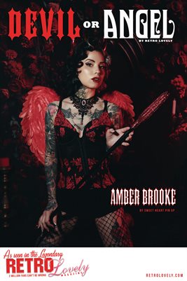 2026, Retro Lovely, Devil or Angel VOL-09, Amber Brooke Cover Poster