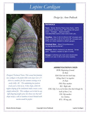Lupine Cardigan