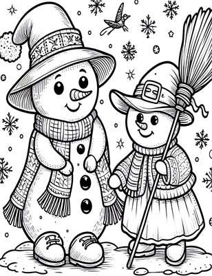 Christmas Coloring Pages - 10 Pages