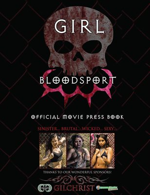 Girl Blood Sport Official Movie Press Book (Original Junket from 2019)