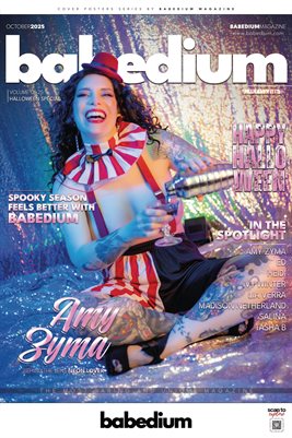 AMY ZYMA HALLOWEEN EDITION VOL I - BABEDIUM MAGAZINE COVER POSTER