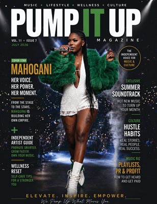 Pump it up Magazine - Mahogani - R&B singer - July 2026