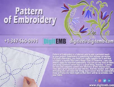 Pattern of Embroidery