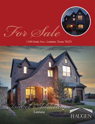 Haugen Properties - 1148 Grant, Lantana, TX 76226