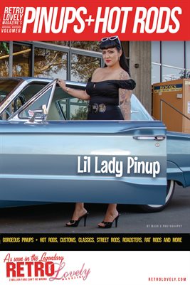 Pinups + Hotrods Volume 6 – Lil Lady Pinup Cover Poster