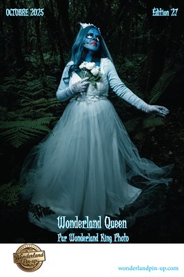 Wonderland Pin-up Octobre 2025 édition 27 Wonderland Queen poster de couverture