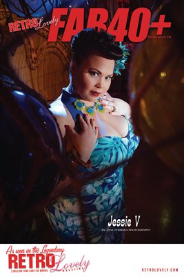 2026, Retro Lovely, Fab40+ VOL-15, Jessie V Cover Poster.