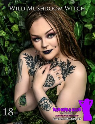 Wild Mushroom Witch - Sexy Busty Naked Nude British Goth Babe with Tattoos Shows Off Her Body in this Jungle Set for You