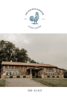 Old Blue Rooster 4 pg Brochure - The Barn 2022