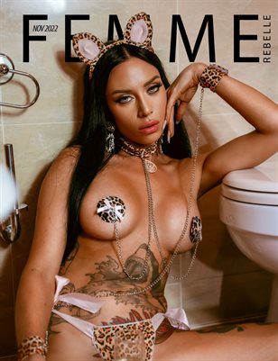 Femme Rebelle Magazine November 2022 ALLURE ISSUE - Rtiztic Photos Cover