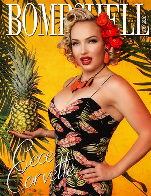 BOMBSHELL Magazine July 2020 - Cece Corvette Cover