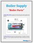 Boiler Supply: Boiler Parts